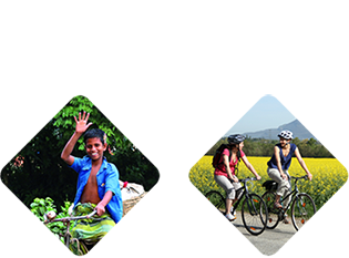 Backroad cycling tour photos